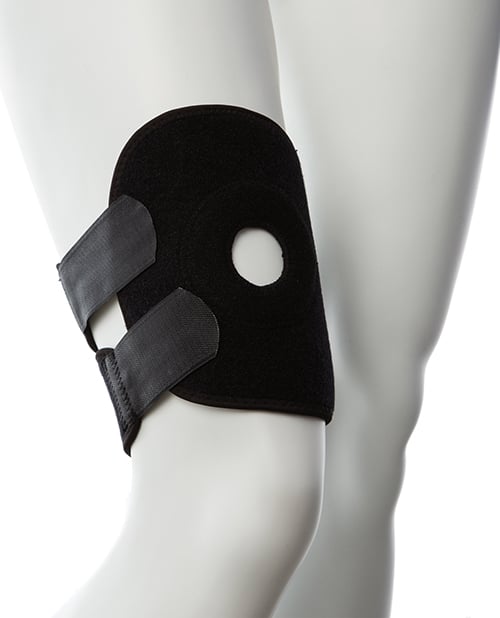 Gender Fluid - Padded Thigh Rider Strap-On Harness S-L (Black) GF1001 CherryAffairs
