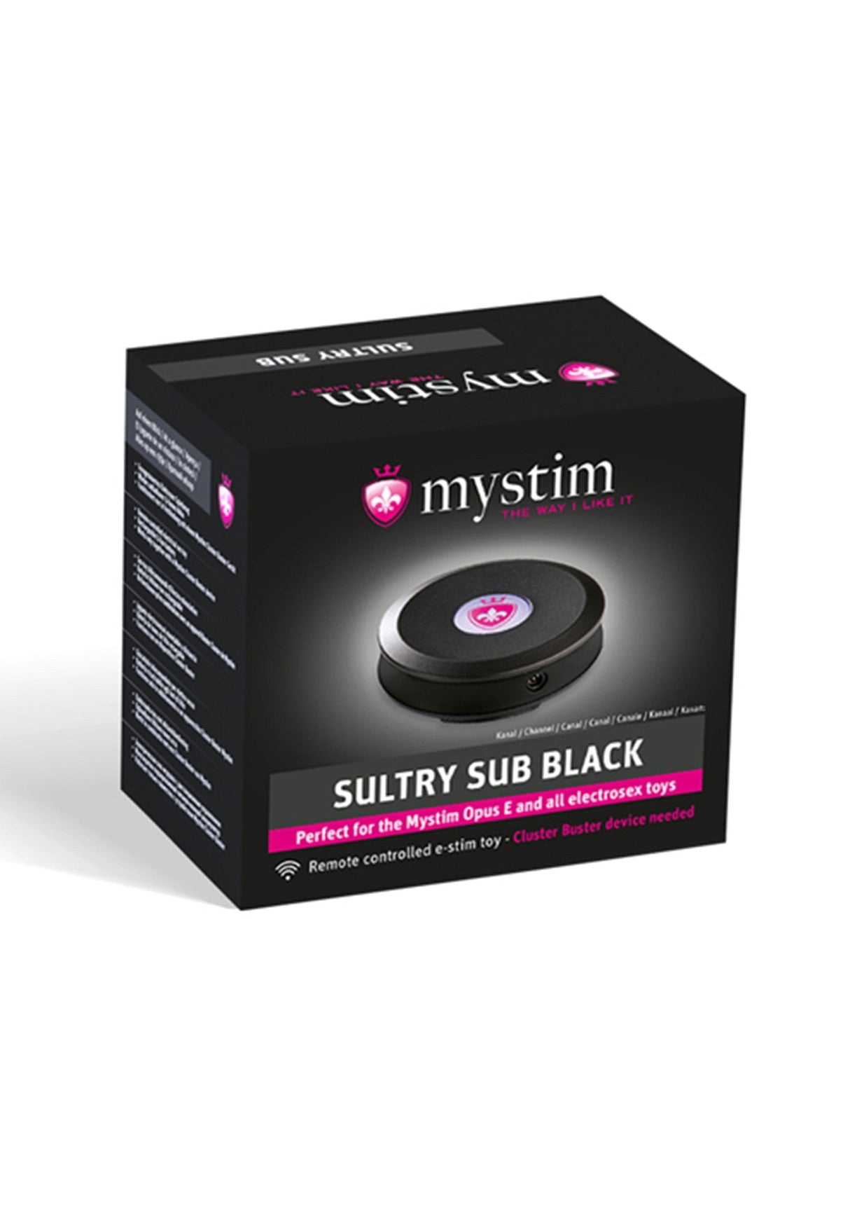 Mystim - Mainan eStim Penerima Saluran 3 Sultry Subs