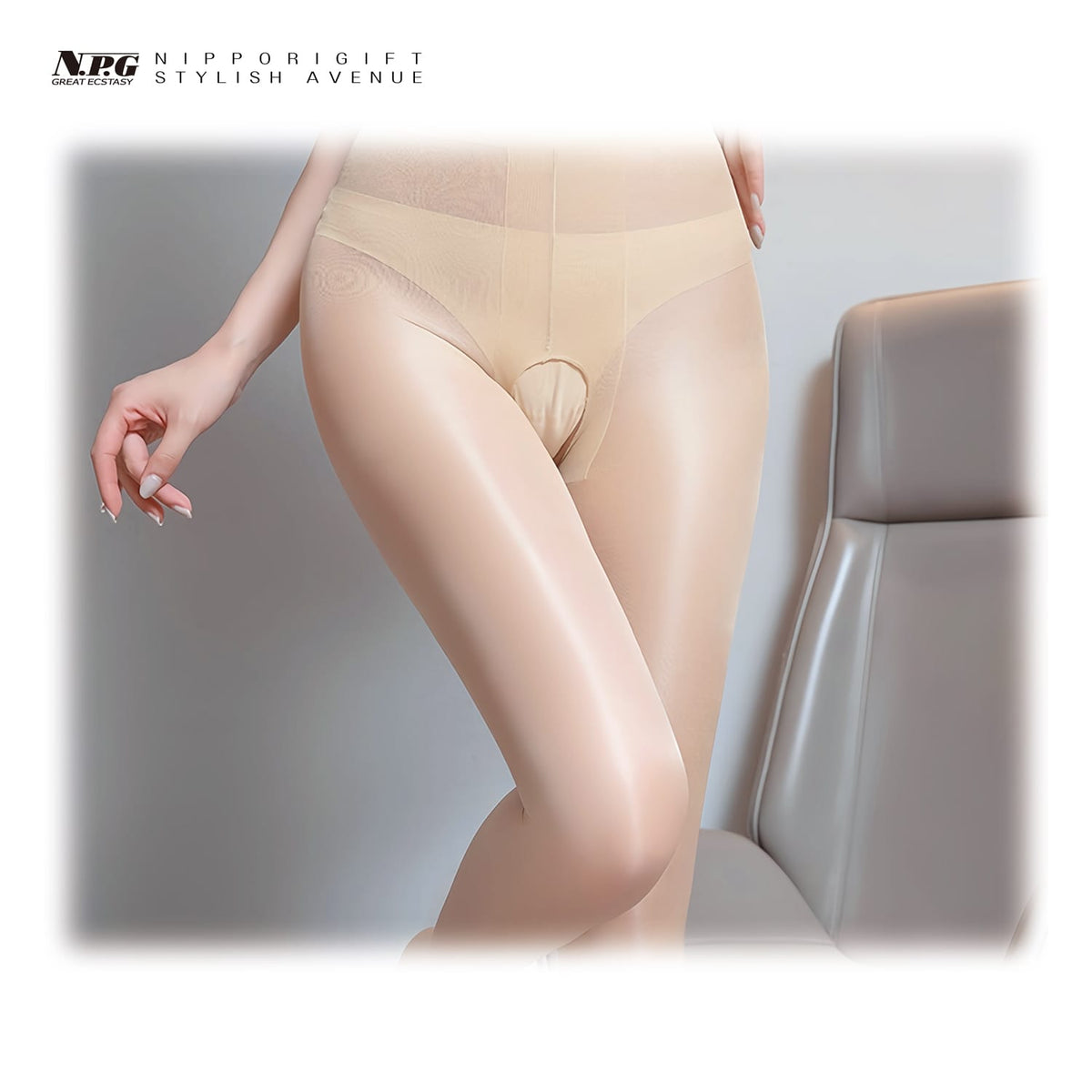 Lingerie Pantyhose Berkilat Berlubang Stylish Avenue