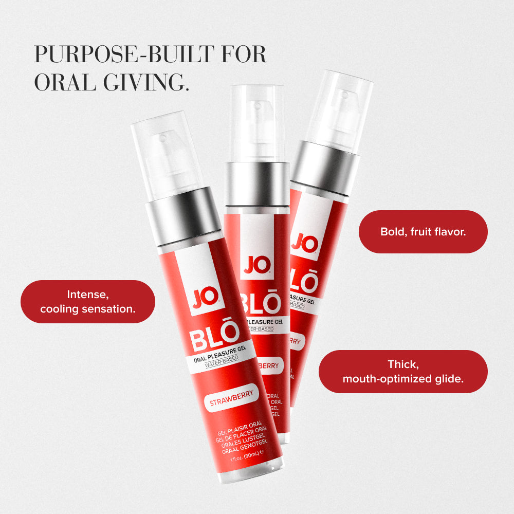 Gel Kenikmatan Oral Penyejuk Berperisa System JO - Blo 1 oz