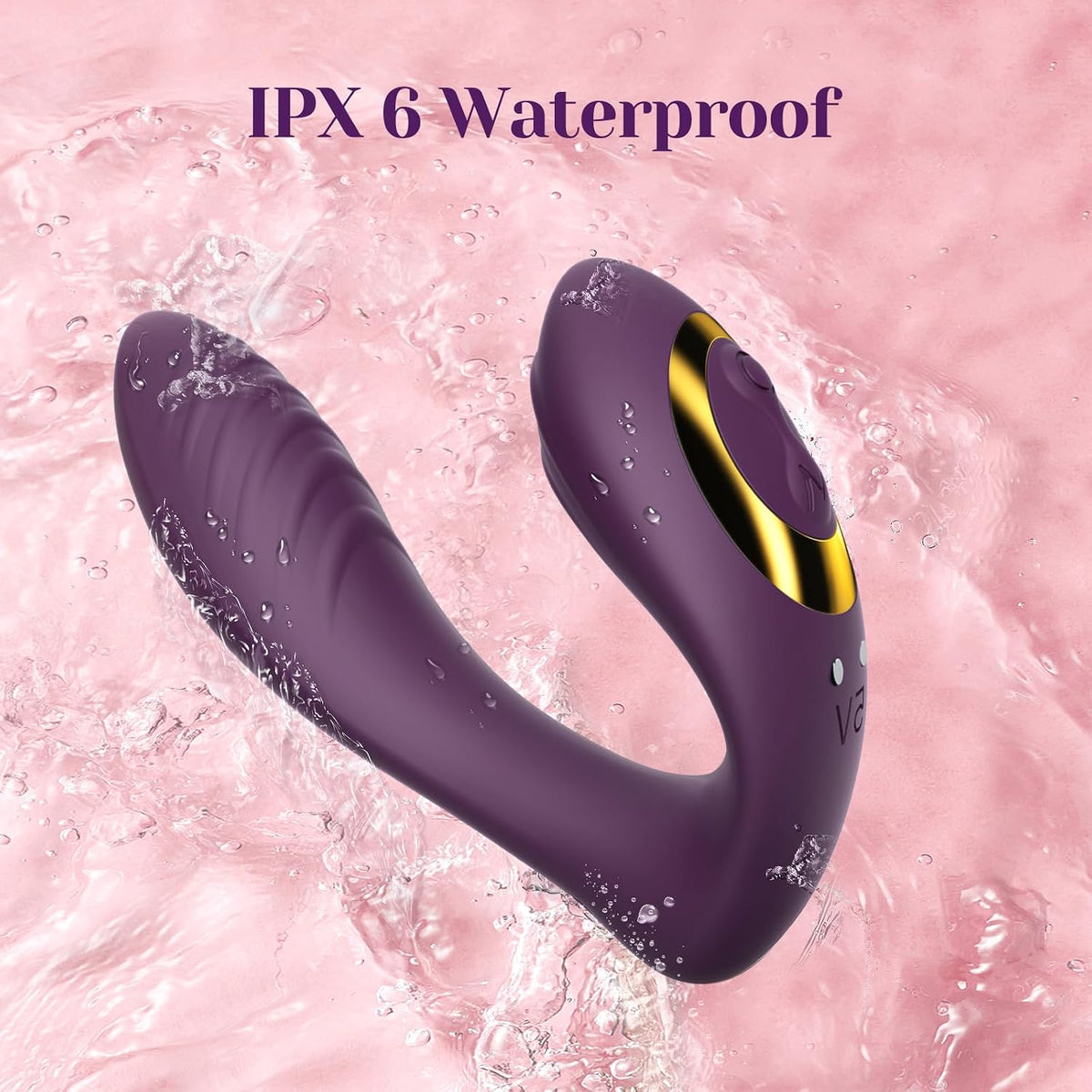 Tracy's Dog - Alat Penggetar G-Spot & Kelentit Boleh Dipakai Kawalan Jauh Dual-Vibe OG (Ungu)