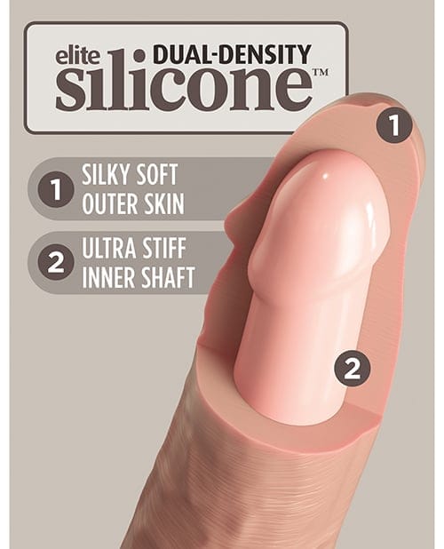 Pipedream - King Cock Elite Vibrating Silicone Suction Dildo CherryAffairs