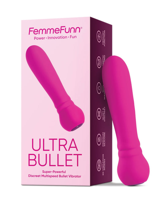 Femme Funn - Vibrator Bullet Boleh Dicas Ultra (Merah Jambu)