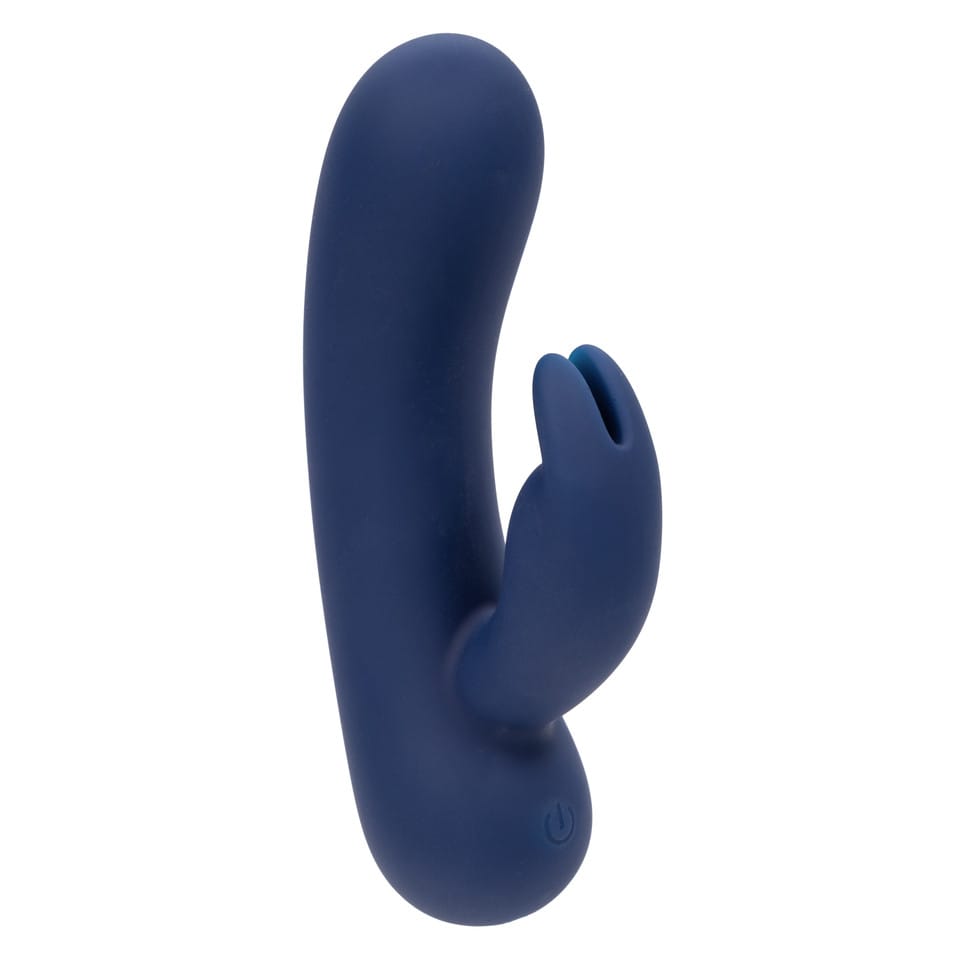 CalExotics - Cashmere Silk Bunny Rechargeable Rabbit Vibrator (Blue) CE2146 CherryAffairs