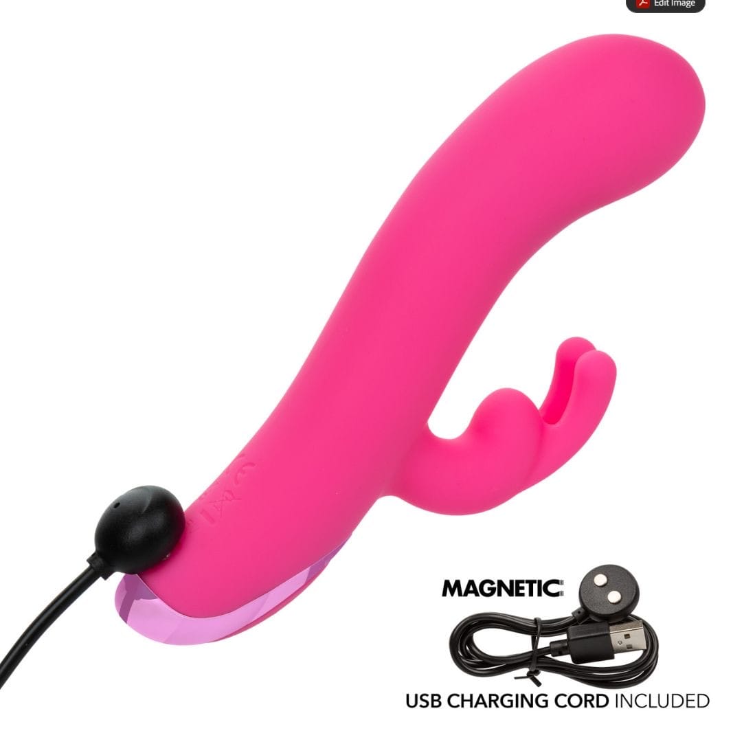 CalExotics - Kroma Turbo G Bunny Rechargeable Rabbit Vibrator (Pink) CE2141 CherryAffairs