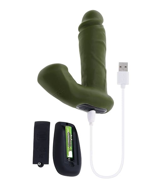 Gender X - The Hunk Remote-Control Dual Anal Vibrator (Green) GX1011 CherryAffairs
