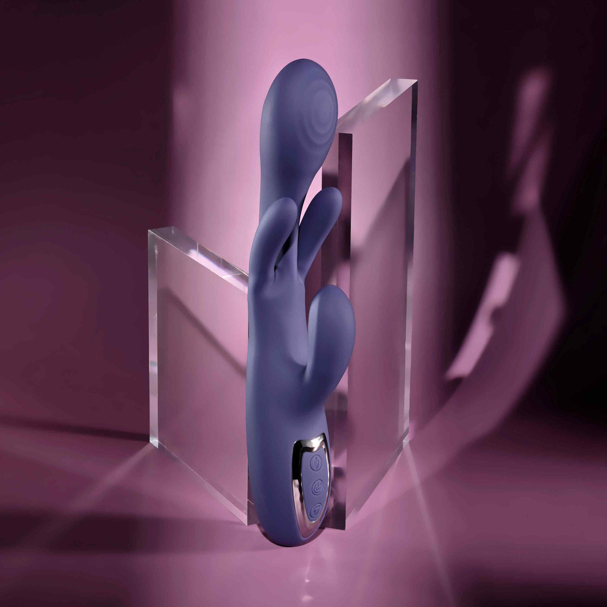 Evolved - Bow Down Rechargeable Rabbit Vibrator (Purple) EV1217 CherryAffairs