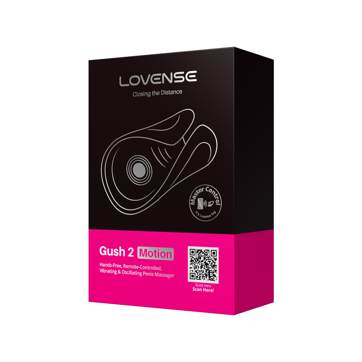 Lovense - Gush 2 Pengurut Glans dan Stroker Dikawal Aplikasi (Hijau)