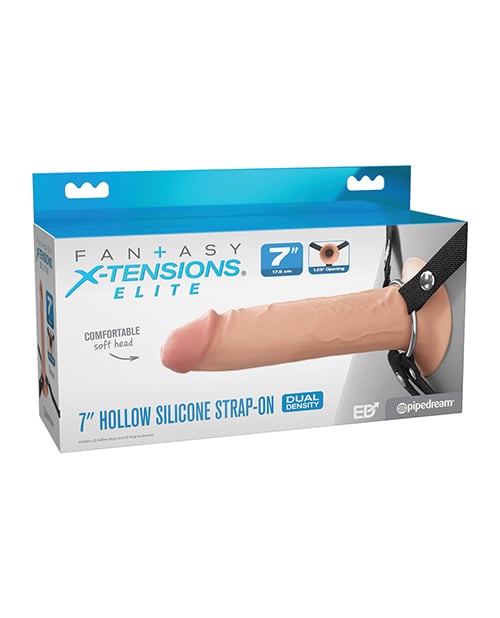 Pipedream - Fantasy X Tensions Elite Dual Density Silicone Hollow Strap On โ product image