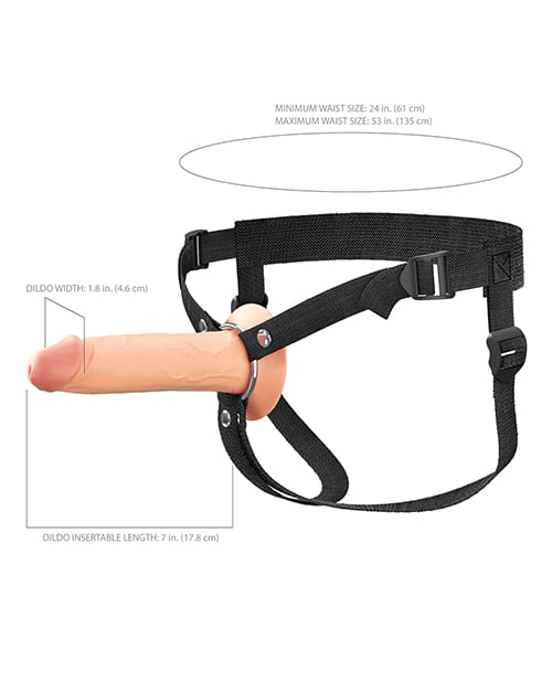 Pipedream - Fantasy X Tensions Elite Dual Density Silicone Hollow Strap On โ product view 4