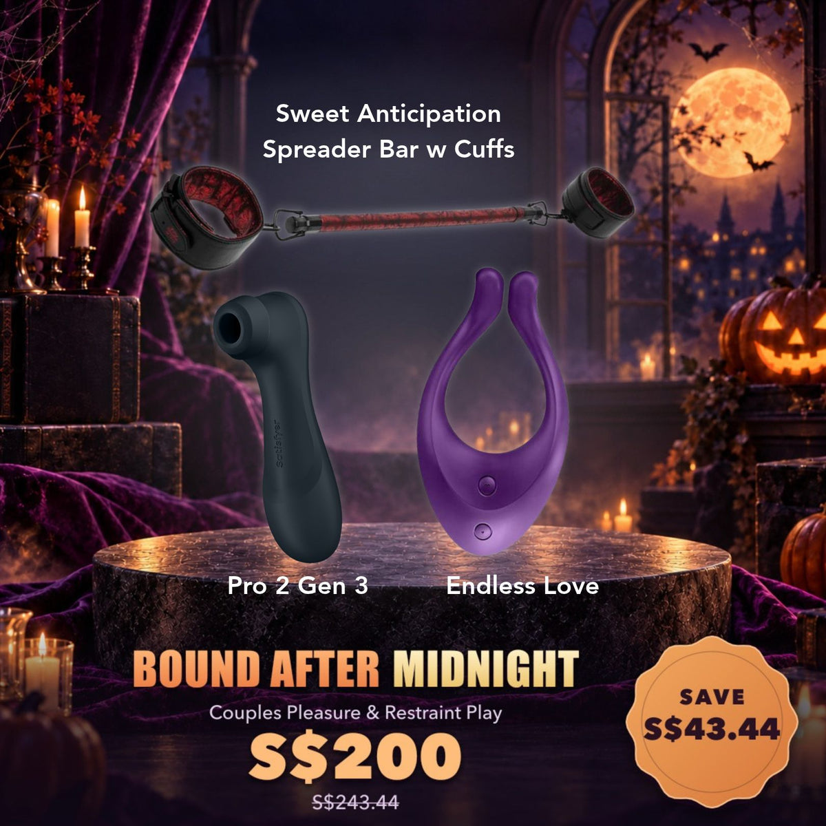 Bound After Midnight — Couples Pleasure & Restraint Play