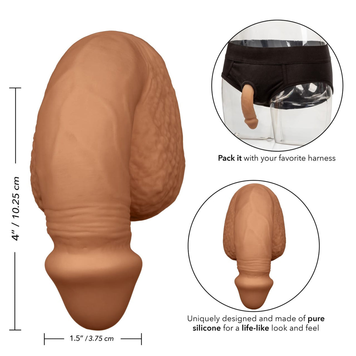 CalExotics - Packer Gear 4-Inch Silicone Packing Penis Packer CherryAffairs