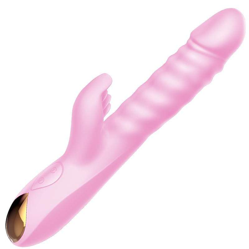 Erocome - Capricornus Thrusting Rotating Rabbit Vibrator Pink 6970308350654 Rabbit Dildo (Vibration) Rechargeable