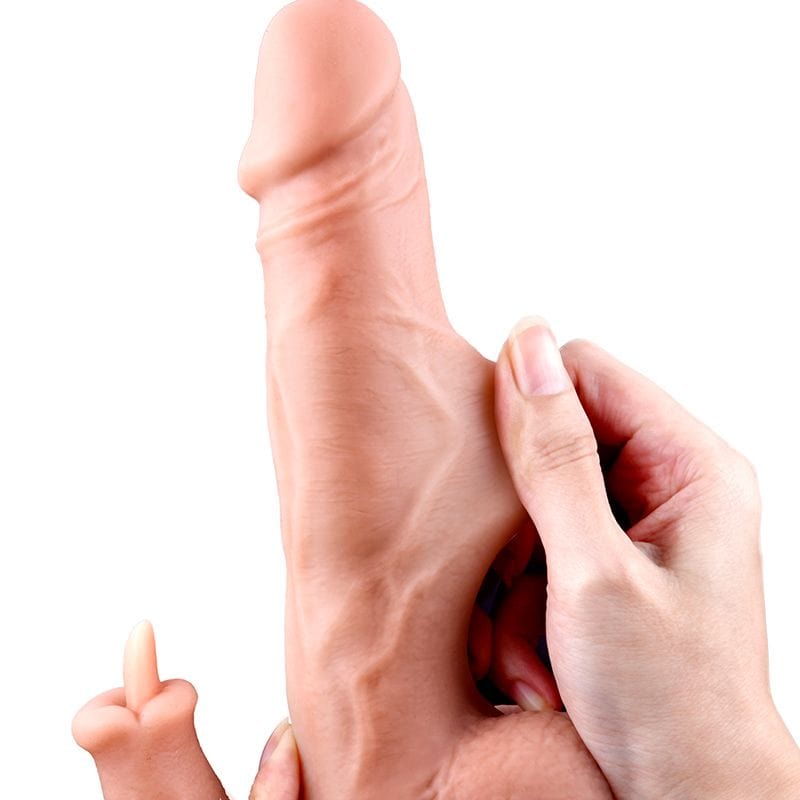 Erocome - Serpens Heating Rotating Vibrating Realistic Dildo (Beige) Realistic Dildo with suction cup (Vibration) Rechargeable