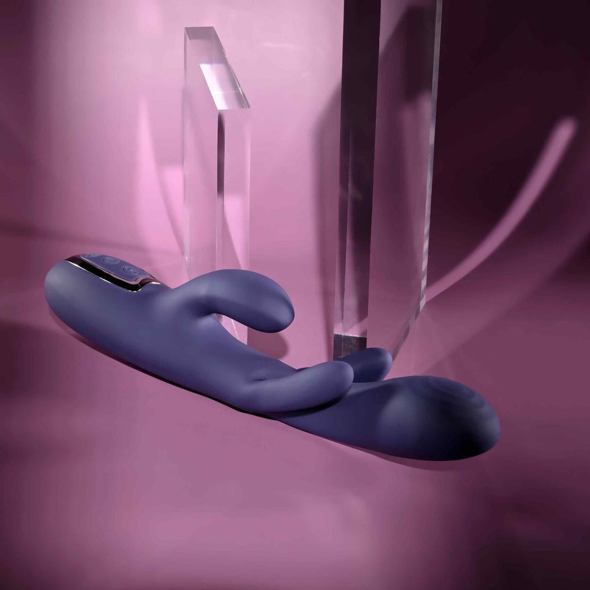 Evolved - Bow Down Rechargeable Rabbit Vibrator (Purple) EV1217 CherryAffairs