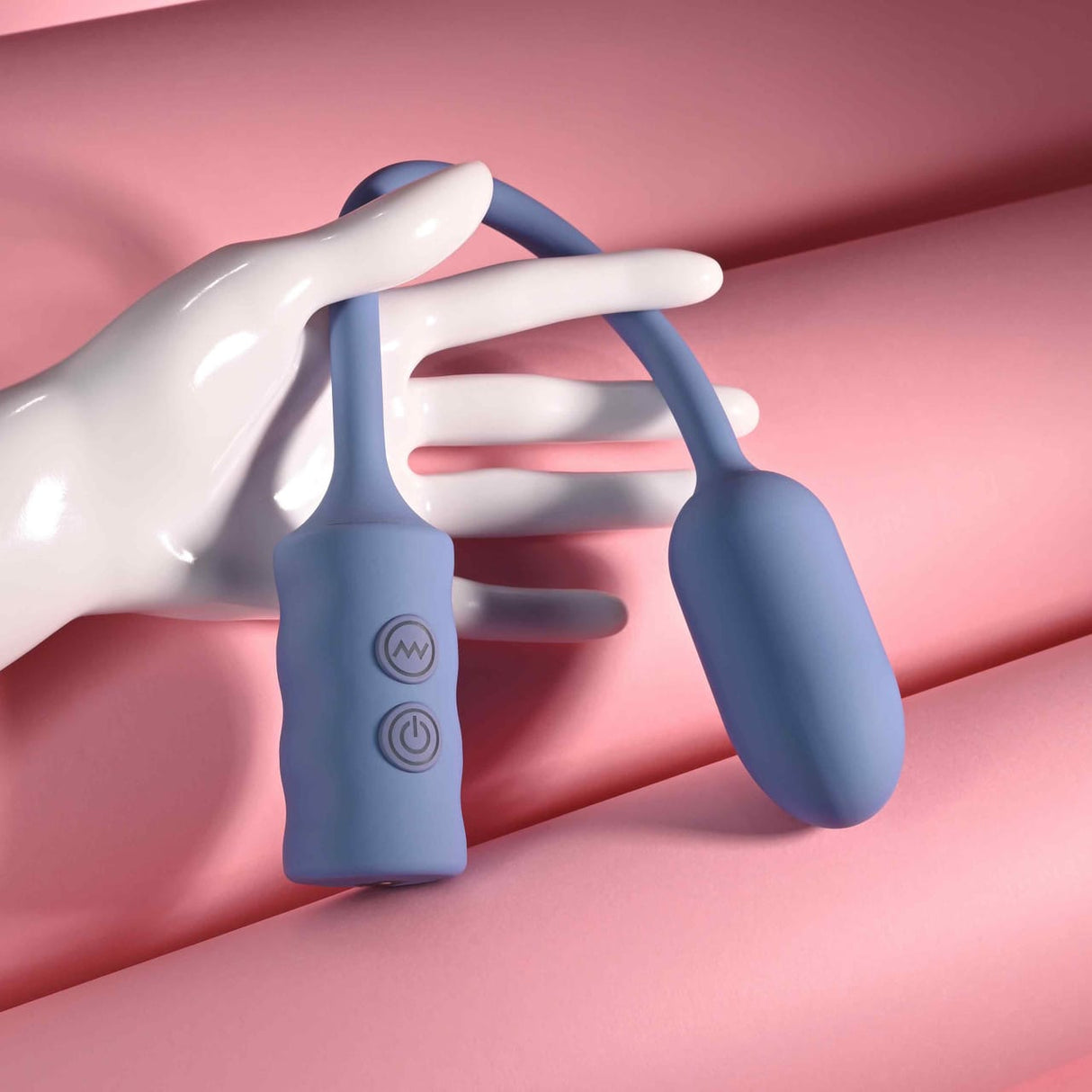 Gender X - Egg-streme Rechargeable Clitoral Vibrating Egg (Blue) GX1004 CherryAffairs