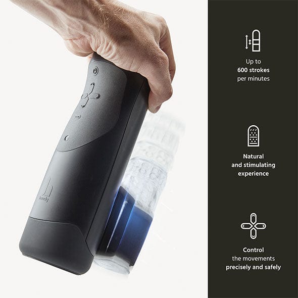 Handy - The Handy Interactive Masturbator Stroker 1.1 (Black) Masturbator (Hands Free) AC Powered