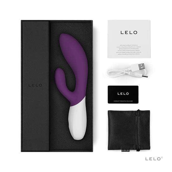 LELO - Ina Wave 2 G Spot and Clitoral Rabbit Vibrator Rabbit Dildo (Vibration) Rechargeable