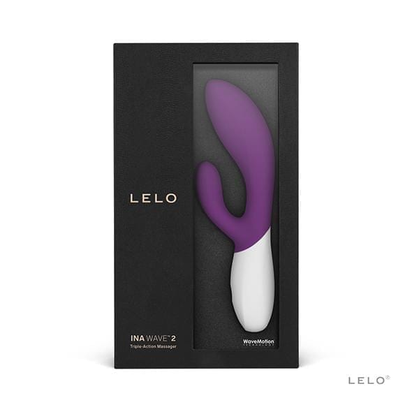 LELO - Ina Wave 2 G Spot and Clitoral Rabbit Vibrator Rabbit Dildo (Vibration) Rechargeable