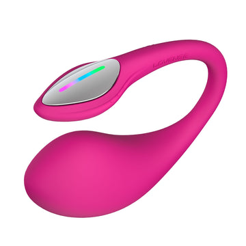 Lovense - Getar Telur Peluru Kawalan Aplikasi Lush 4 (Merah Jambu)