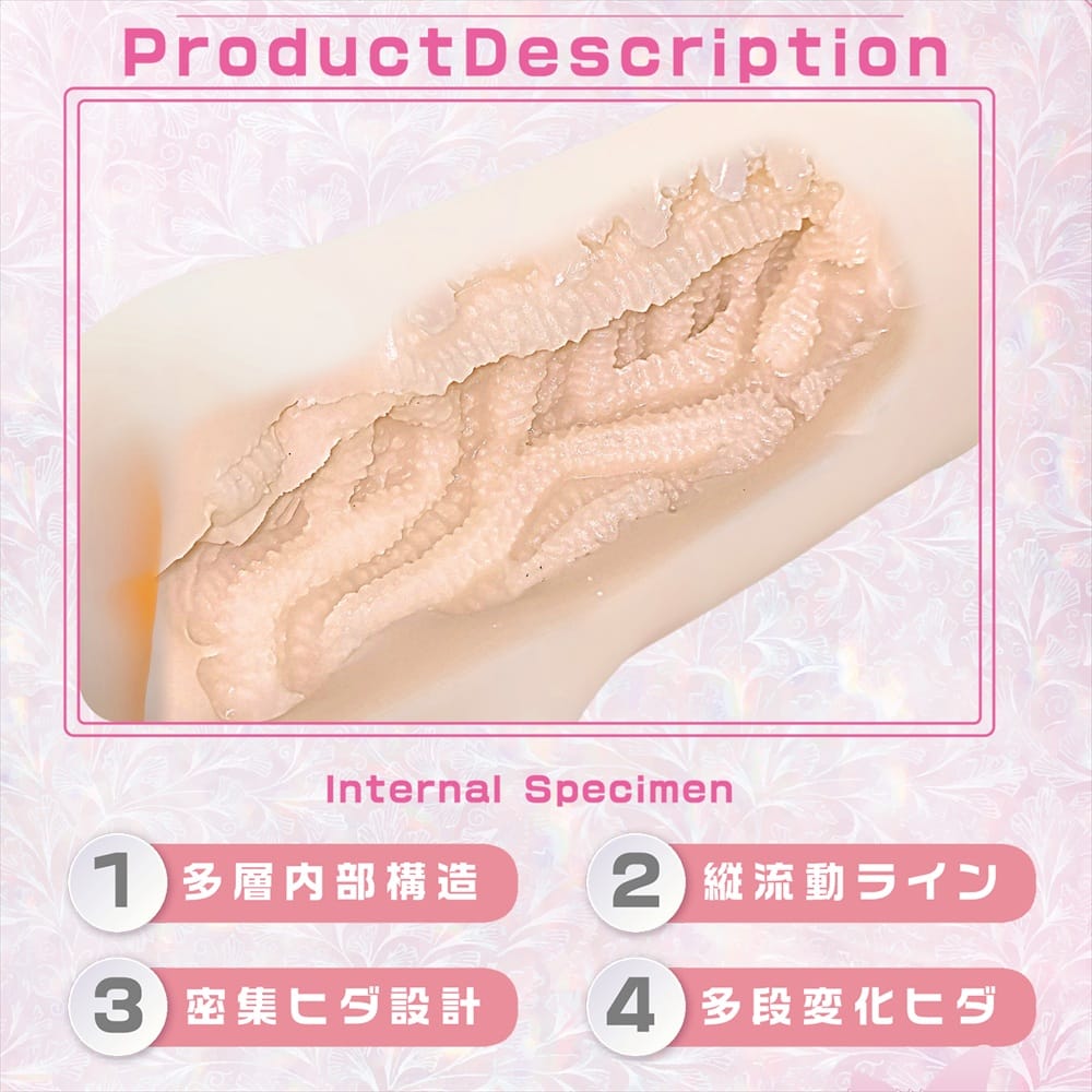 Magic Eyes - Tactile Specimen Tsutsumi Manual Onahole Stroker (Beige) MG1175 CherryAffairs
