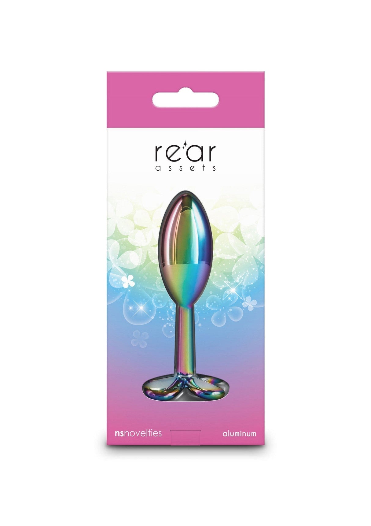NS Novelties - Rear Assets Clover Aluminium Anal Plug (Gunmetal) NS1174 CherryAffairs