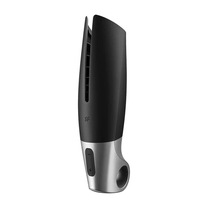 Satisfyer - Men Power Masturbator App-Controlled Stroker Vibrator (Black) Masturbator Soft Stroker (Vibration) Rechargeable