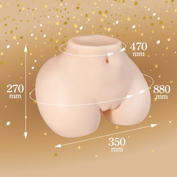 Seiraku Toys - Elegant Girl Premium Realistic 3D Torso Masturbator (Beige) SRT1014 CherryAffairs