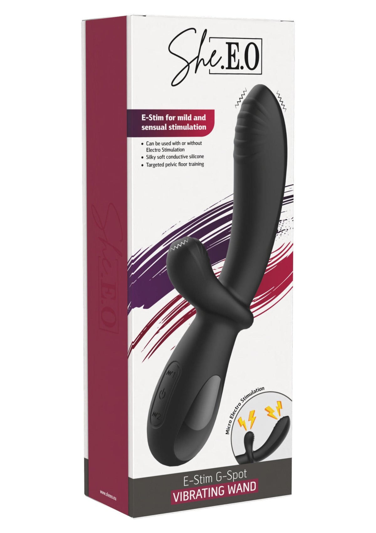 She.E.O - E-Stim Rabbit Vibrator SEO1002 CherryAffairs