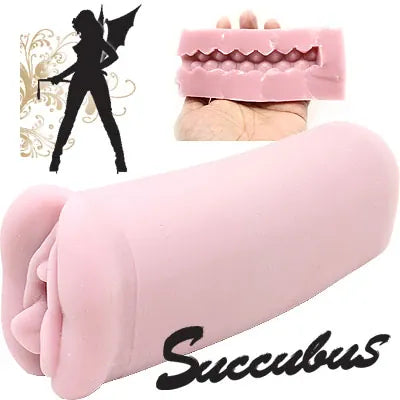 Tomax - Succubus 2.0 Bumpy Road Textured Male Masturbator Onahole (Beige) CherryAffairs