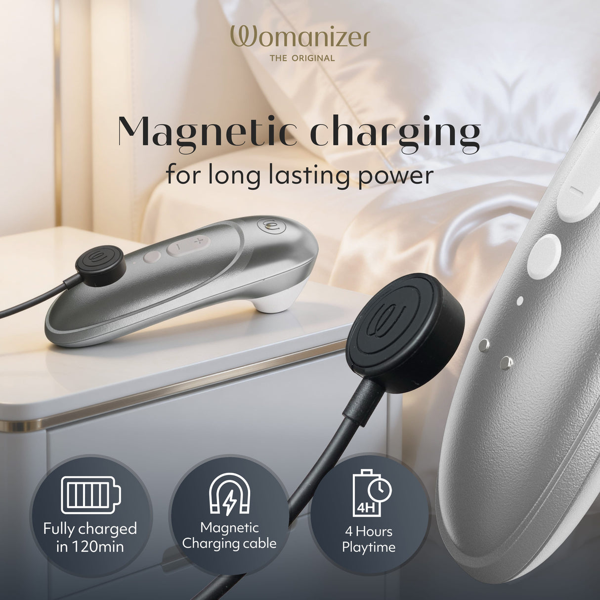 Womanizer - Womanizer Pro Clitoral Air Stimulator Massager CherryAffairs