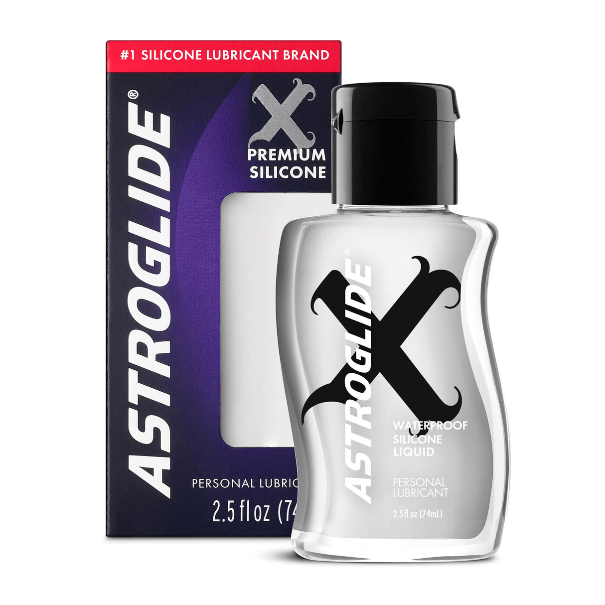 Astroglide - X Premium Silicone Liquid Personal Lubricant 74ml 1230000007405 Lube (Silicone Based)