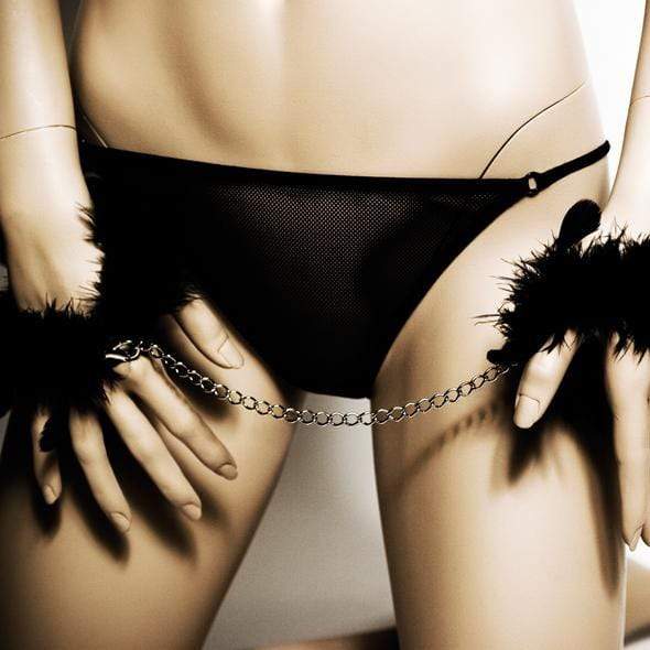 Bijoux Indiscrets - Za Za Zu Feather Handcuffs - CherryAffairs.sg