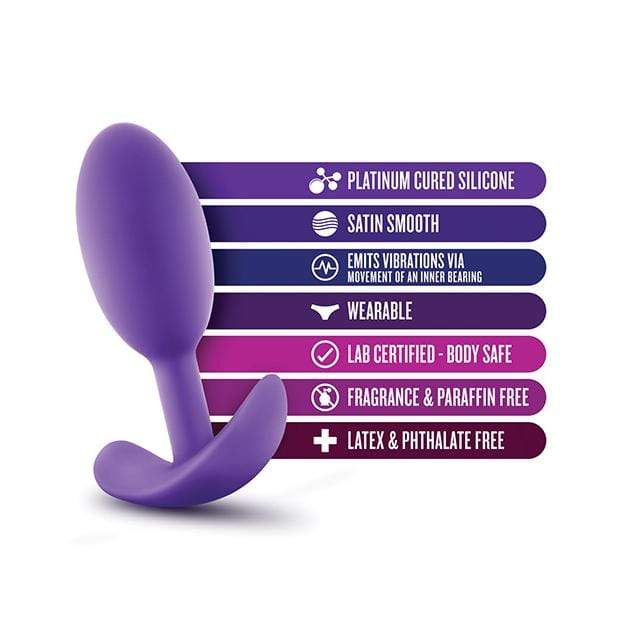 Blush Novelties - Luxe Wearable Vibra Slim Anal Plug Small & Medium Anal Plug (Non Vibration)