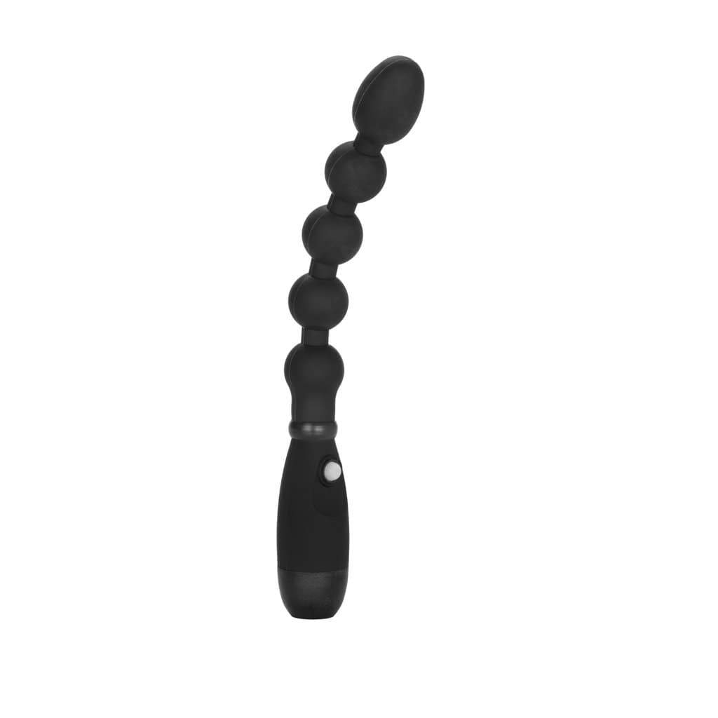 California Exotics - Booty Call Booty Bender Vibrating Anal Beads (Black) Anal Beads (Vibration) Non Rechargeable