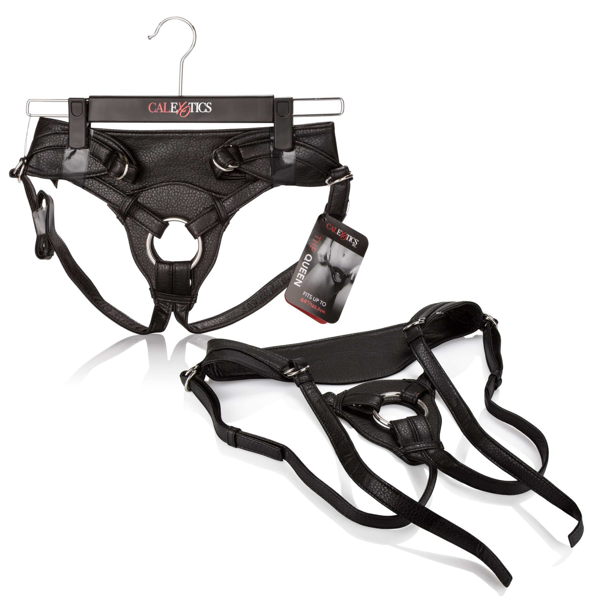 California Exotics - Her Royal Harness The Queen Strap On (Black) Strap On w/o Dildo