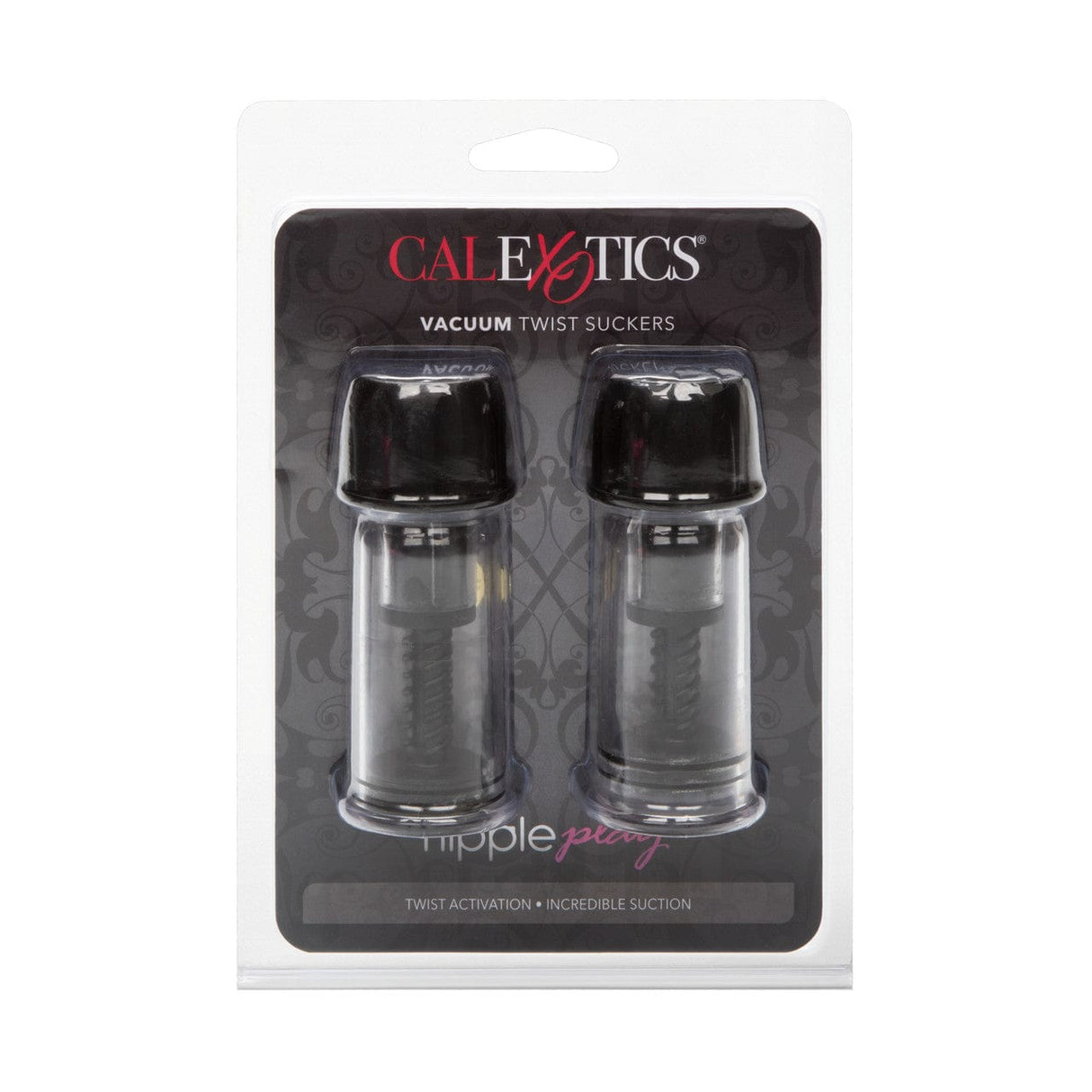 California Exotics - Nipple Play Vacuum Twist Suckers Black 716770086761 Nipple Pumps (Non Vibration)