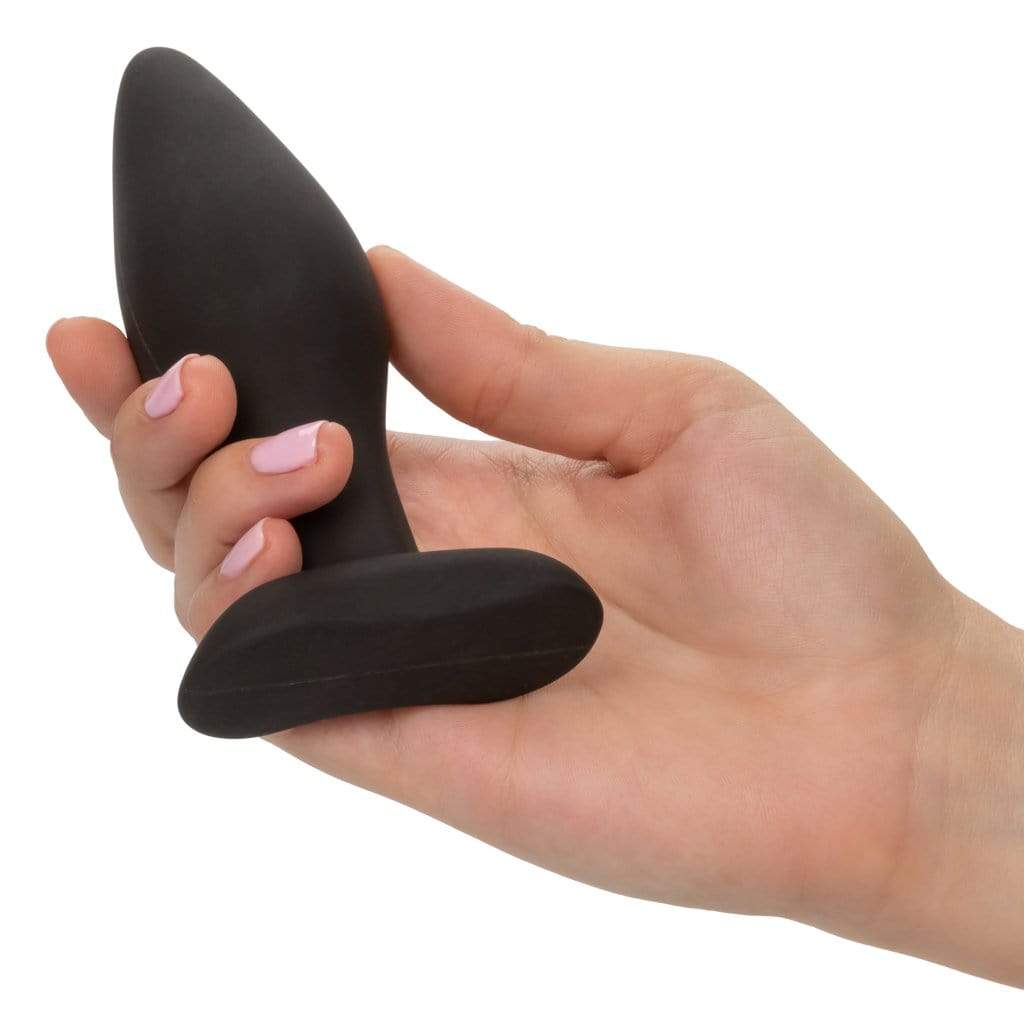 California Exotics - Silicone Flanged Based Anal Exerciser Kit (Black) Anal Kit (Non Vibration)