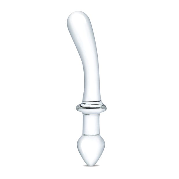 Glas - Classic Curved Dual Ended Glass Dildo 9" (Clear) Glass Dildo (Non Vibration)