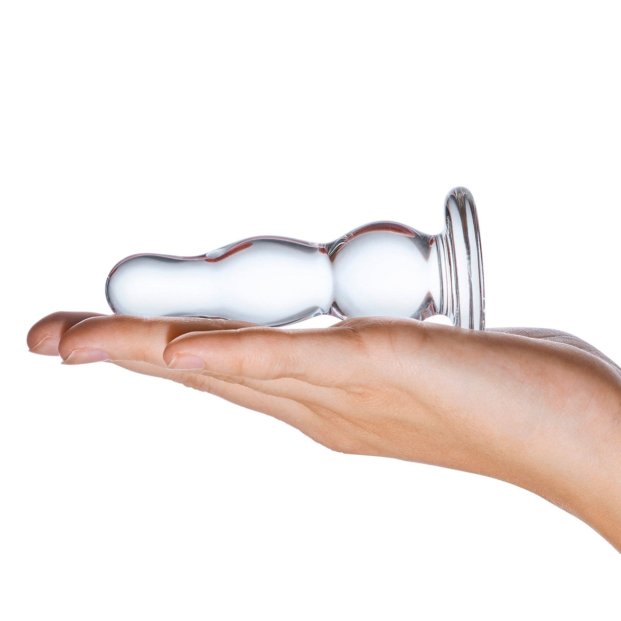 Glas - Glass Butt Plug 4" (Clear) - CherryAffairs.sg