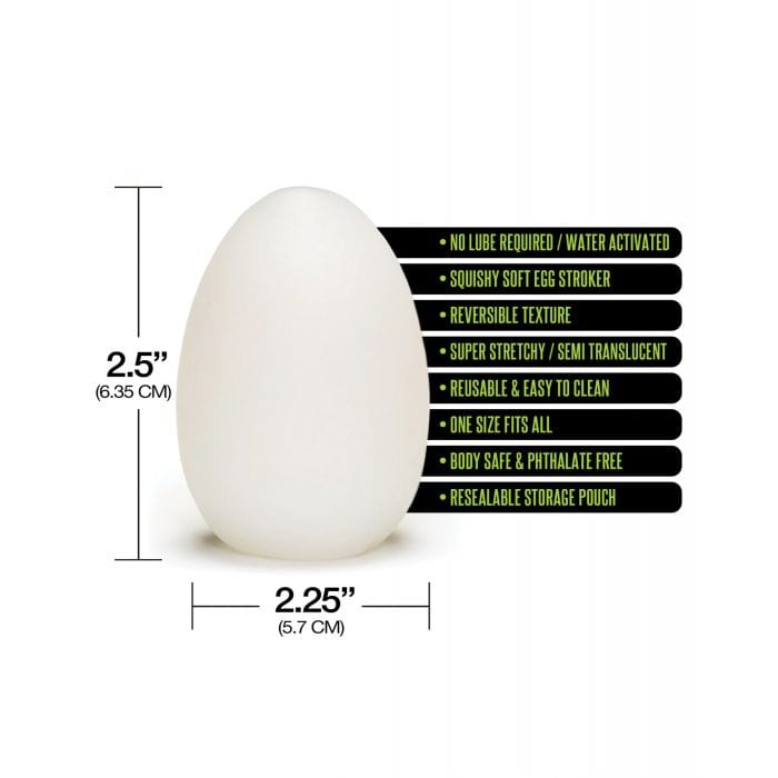Happy Ending - Just Add Water Whack Pack Egg Masturbator (White) Masturbator Egg (Non Vibration)
