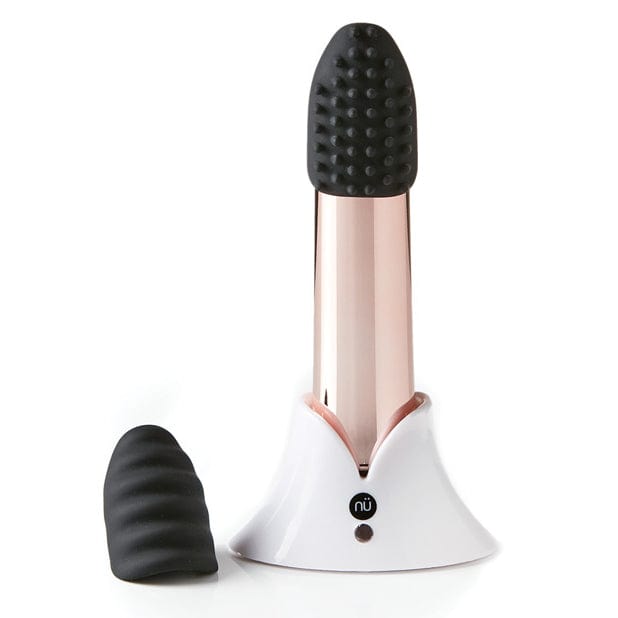 NU - Sensuelle Point Plus Rechargeable Bullet Vibrator with Head Attachments (Rose Gold) Rose Gold 9342851002460 Bullet (Vibration) Rechargeable