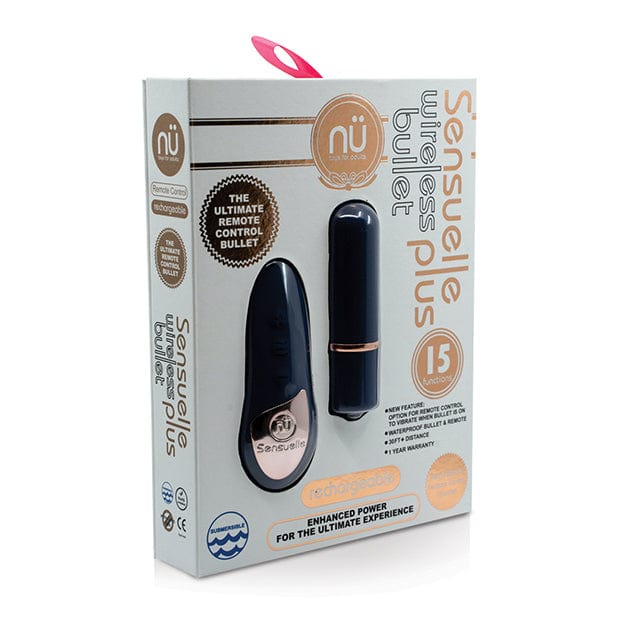 NU - Sensuelle Remote Control Wireless Plus Bullet Vibrator (Navy Blue) Bullet (Vibration) Rechargeable