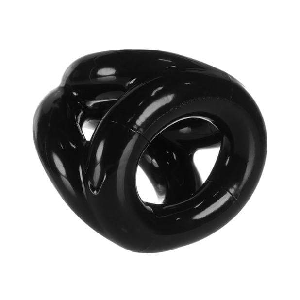 Oxballs - Atomic Jock Tri Sport 3 Ring Sling Cock Ring Black 840215114334 Cock Sleeves (Non Vibration)