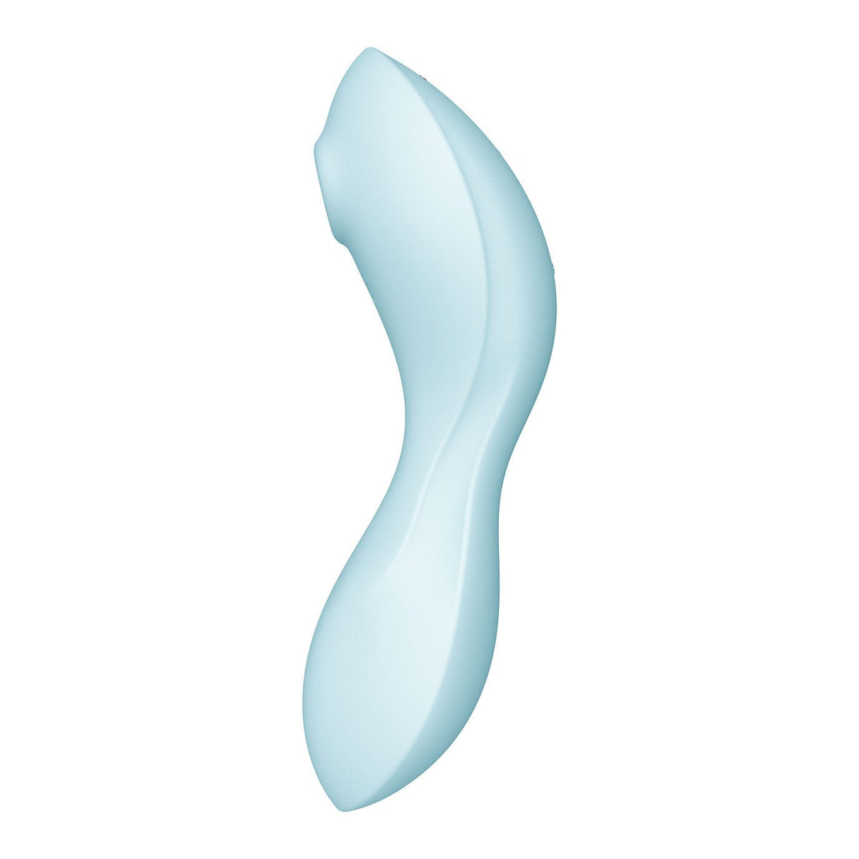 Satisfyer - Curvy App-Controlled Trinity 5 Clitoral Air Stimulator Vibrator (Light Blue) Clit Massager (Vibration) Rechargeable