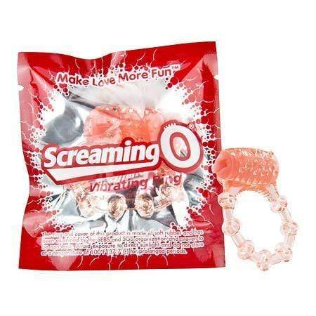 TheScreamingO - Screaming O Vibrating Cock Ring (Orange) Rubber Cock Ring (Vibration) Non Rechargeable