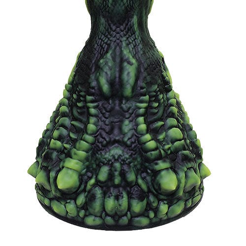 Tomax - Thunder Dragon Volt Regular Silicone Dildo (Yellow) Non Realistic Dildo w/o suction cup (Non Vibration)