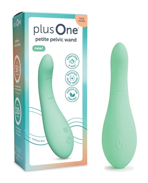plusOne - Tong Terapi Lantai Pelvis Bergetar Dipanaskan Mungil
