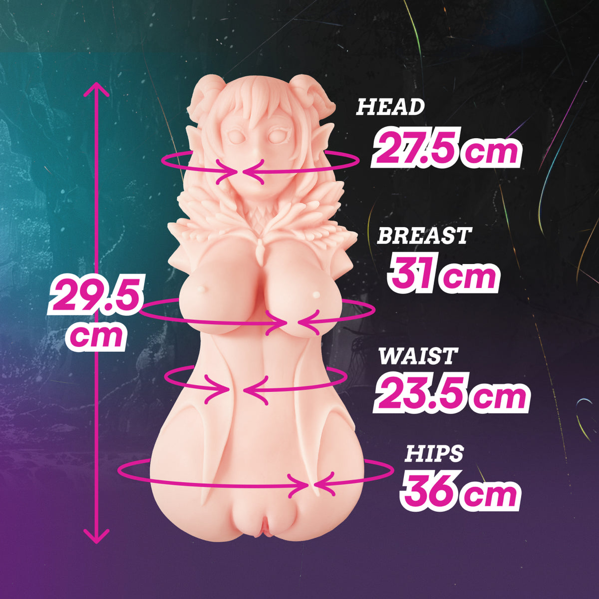 Seiraku Toys - Masturbator 3D Fantasi Dracona LienSue's Onahip