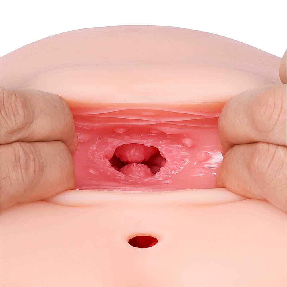 XTC Japan - Step-Sister's Secret Relation Dual-Entry 3D Masturbator (Beige)